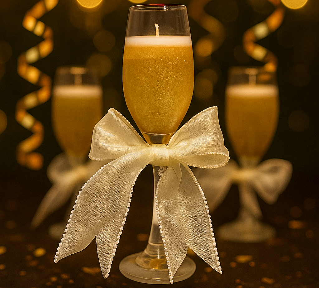 GOLDEN MOMENTS - Champagne Candle