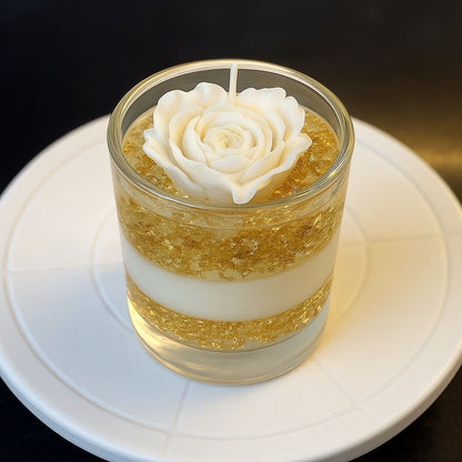 ROYAL CELEBRATION - Four Layered Rose Heart Candle