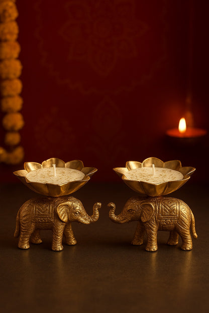 ANANTA - Elephant Urli Candle