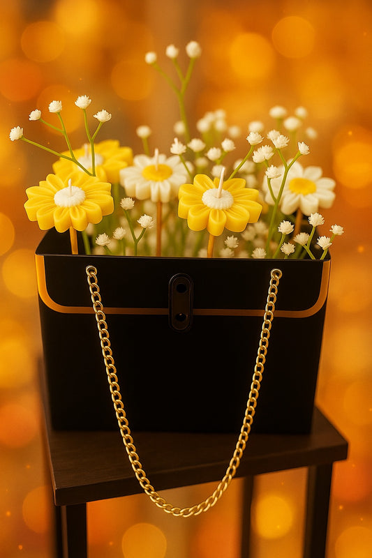 DAISY CANDLE BOUQUET