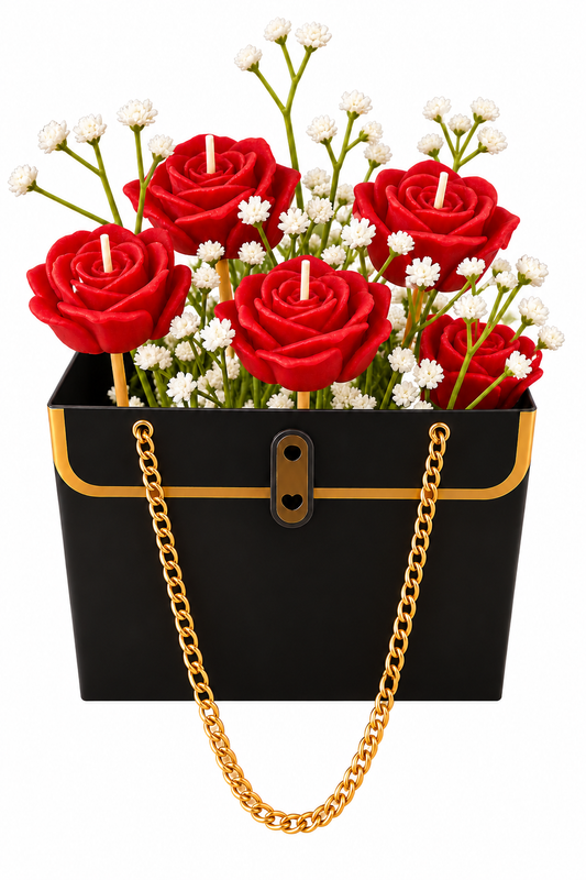 ROSE CANDLE BOUQUET
