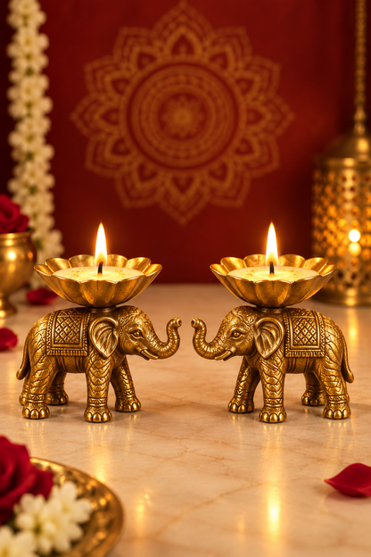 ANANTA - Elephant Urli Candle