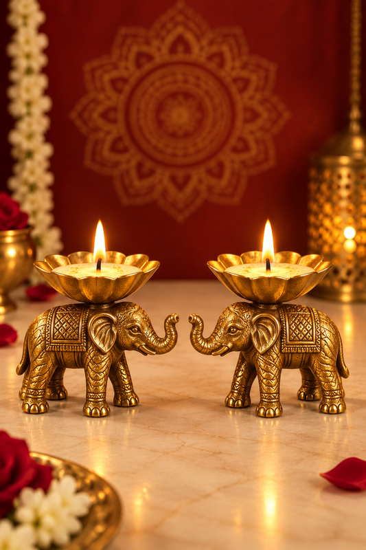 ANANTA - Elephant Urli Candle