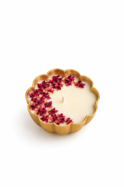 GULBAHAAR - Rose Urli Candle